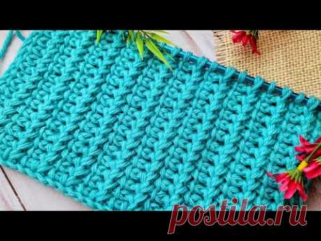 Winter 2024 ~ Twist & Charm: Easy Tunisian Crochet Pattern with Ornamental Loops