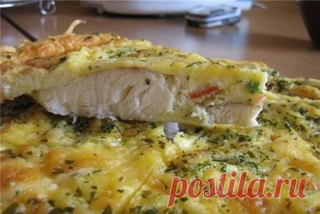 Рыба запеченная ы яйце с майонезом