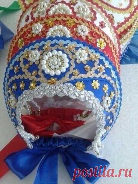 Очень красивые кокошники своими руками