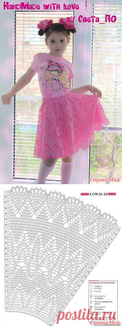 Нежная юбочка со схемкой... - Страна Мам