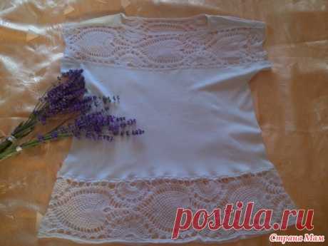 Футболка плюс крючок. - Вязание - Страна Мам