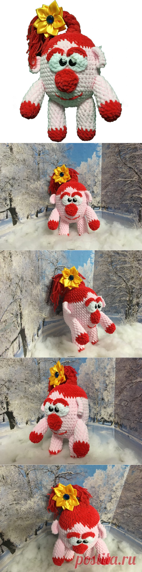 Мягкая игрушка нюша, смешарики из мультфильма 26 см Плюшевая!Мастерская рукоделия Анны Ганоцкой