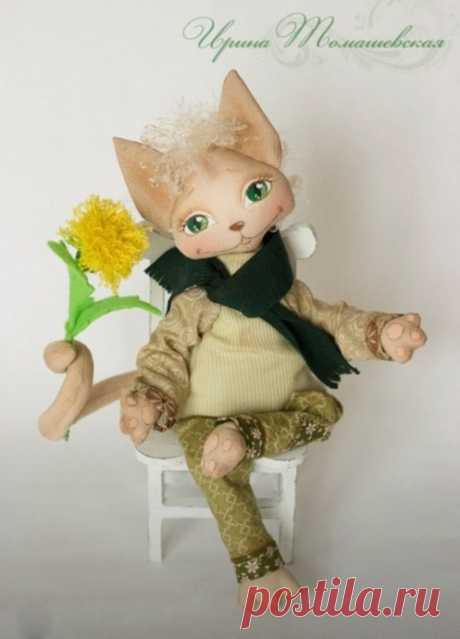 ​Котик-обормотик Котик-обормотикВыкройка котика от Ирины Томашевской.
