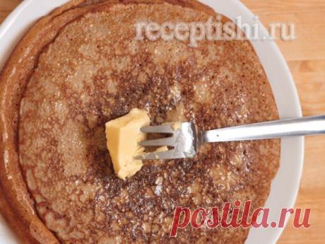 Гречишные блинчики на молоке | Кулинарные рецепты с фото на Рецептыши.ру