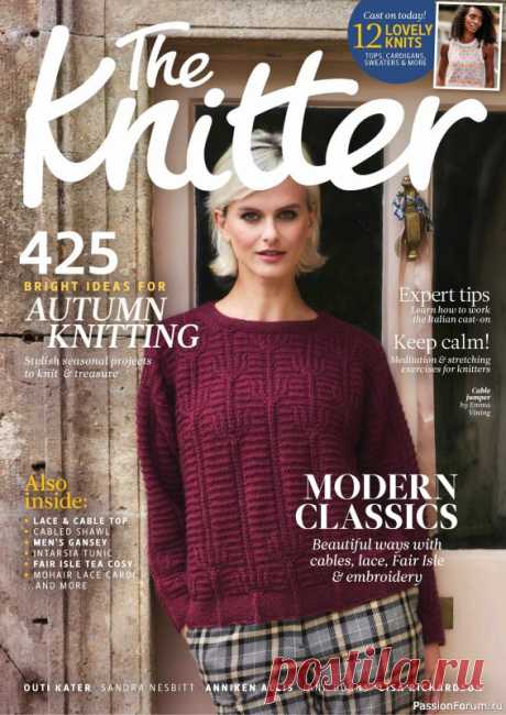 Вязаные проекты спицами в журнале «The Knitter №206 2024» | Журналы