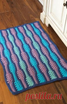 Textured Waves Rug