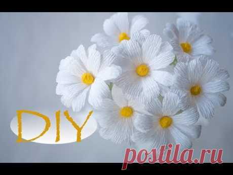 Ромашки из бумаги DIY Tsvoric