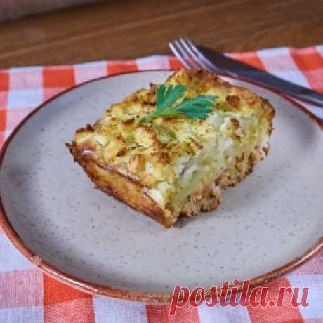 Запеканка с картофельным пюре и куриным фаршем - МирТесен