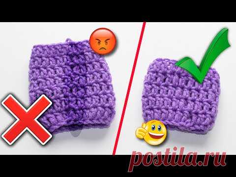 Вязание по кругу без шва! Простой способ!