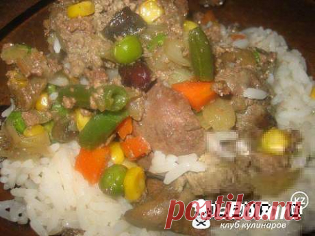 Нежная куриная печень с рисом и овощами — Рецепт приготовления с фото — Горячие блюда, Блюда из птицы