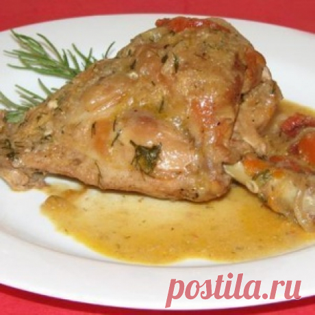 РЕЦЕПТ КРОЛИКА С ОВОЩАМИ В СМЕТАНЕ