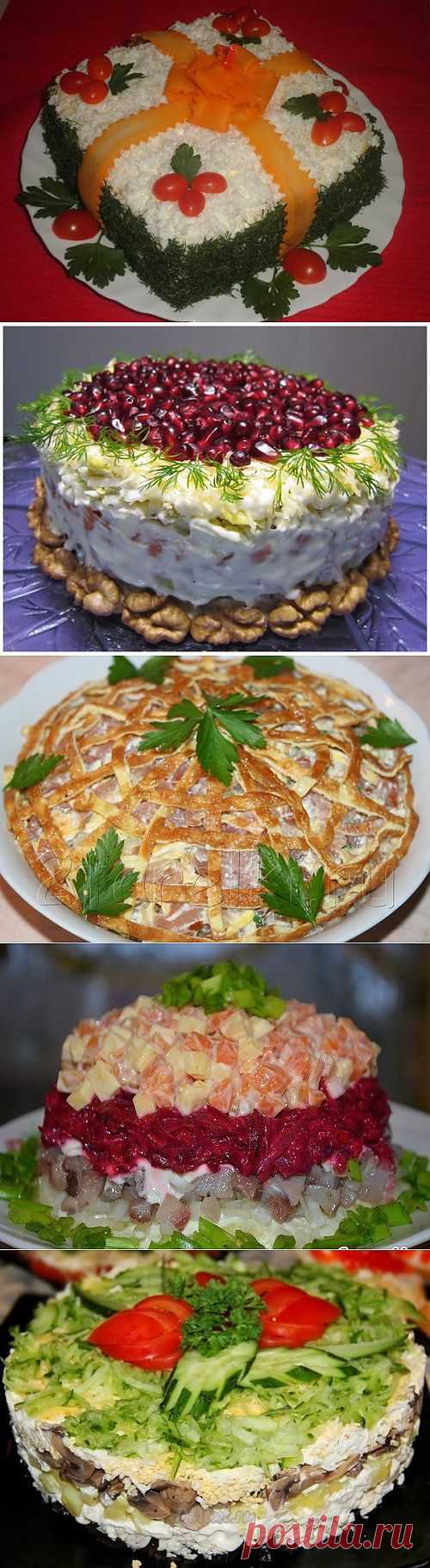 15 НЕВЕРОЯТНО ВКУСНЫХ САЛАТОВ ДЛЯ ПРАЗДНИЧНОГО СТОЛА - Простые рецепты Овкусе.ру