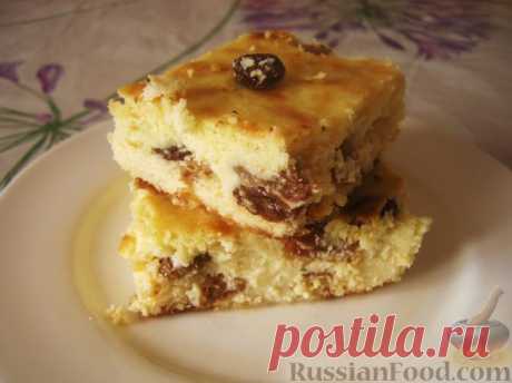 Рецепт: Мамина творожная запеканка на RussianFood.com