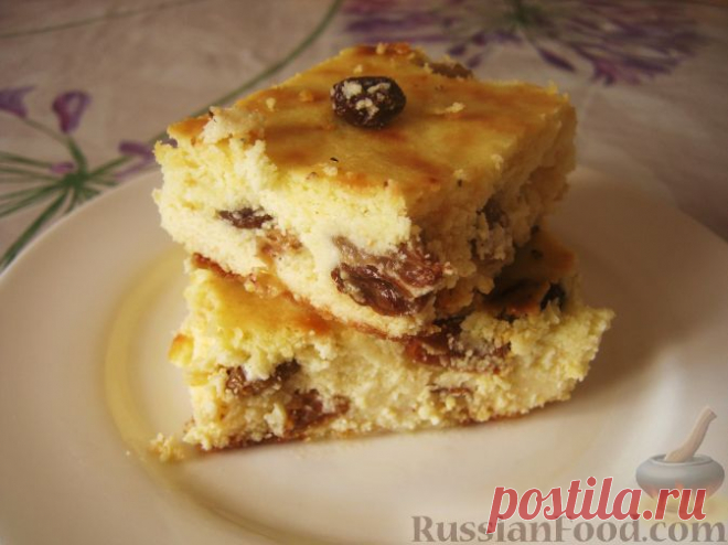 Рецепт: Мамина творожная запеканка на RussianFood.com