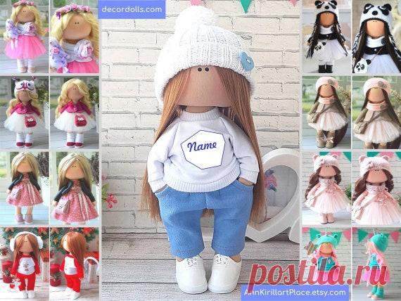 Fabric Doll Rag Doll Handmade Doll Nursery Doll Art Doll Baby | Etsy Hello dear visitors!  This is handmade cloth doll created by Master Olga S. (Karaganda, Kazakhstan).  All dolls stated on the photo are mady by artist Olga. You can find them in our shop searching by artist name.  Doll is 25 cm (10.5 inch) tall and made of only quality materials.  Such dolls and