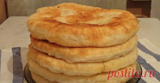 Пышные лепешки на кефире: быстрый рецепт необычной вкуснятины! Подаю вместо хлеба! Долго искала этот рецепт!
