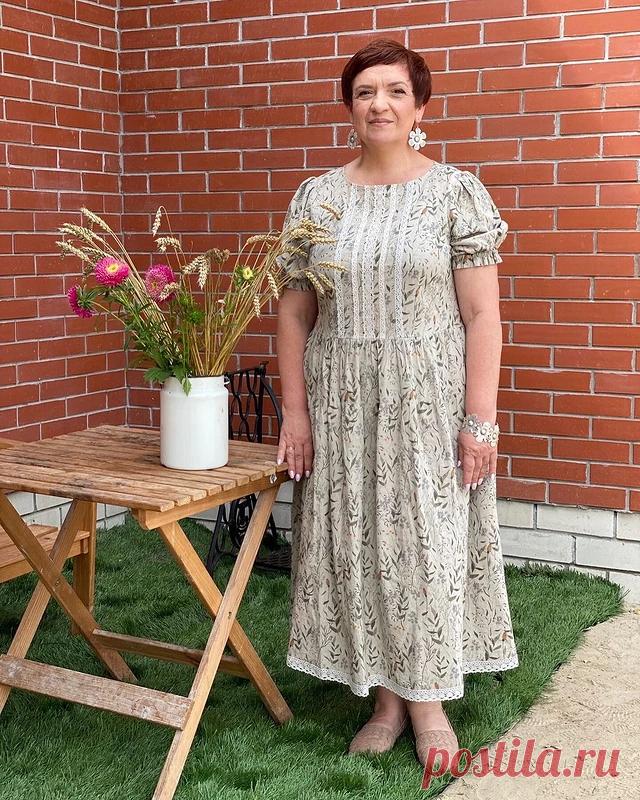 Комплект в стиле бохо? кантри? прованс? Платье и фартук / GalinaRodikova / 21.08.2022 / Фотофорум на BurdaStyle.ru