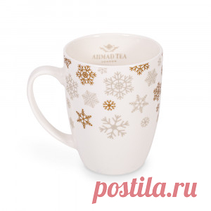 Ahmad Tea Christmas Snowflake Mug Ahmad Tea | Ahmad Tea Christmas Snowflake Mug