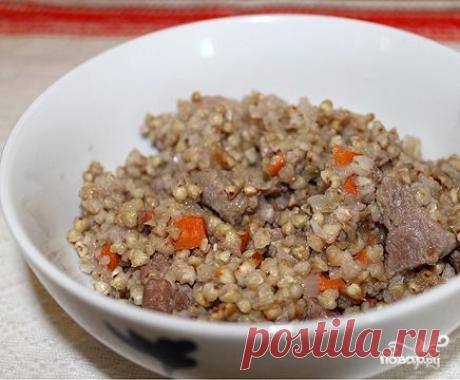 Гречка по-купечески в мультиварке - пошаговый кулинарный рецепт на Повар.ру