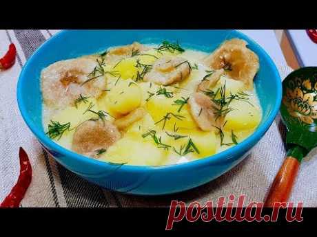 ТАК БАНАЛЬНАЯ КАРТОШКА ПРЕВРАЩАЕТСЯ В ОЧЕНЬ ВКУСНУЮ КАРТОШКУ! КАРТОШКА С СОЛЕНЫМИ ГРИБАМИ.