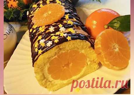 Мандаринкин рулет Автор рецепта Gintare Leščinskaite - Cookpad