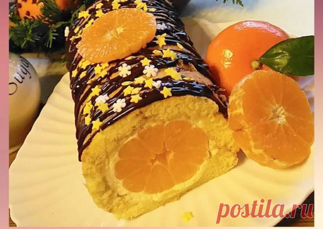 Мандаринкин рулет Автор рецепта Gintare Leščinskaite - Cookpad