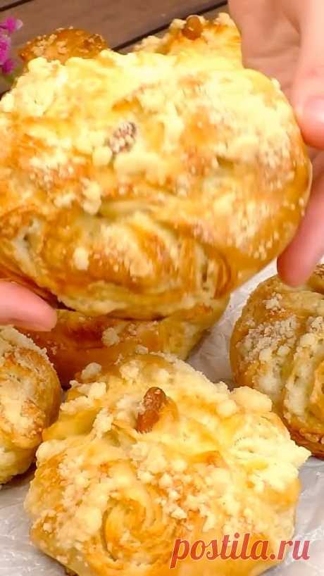 Скорее сохраняйте этот рецепт! Это круче чем обычные булочки! #булочки #рецепт #булочкикакпух