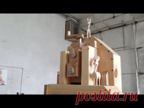A speed assembly of the Matthias Wandel 16" bandsaw