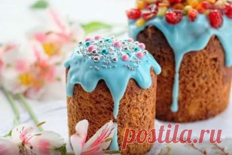 Рецепты глазури для куличей