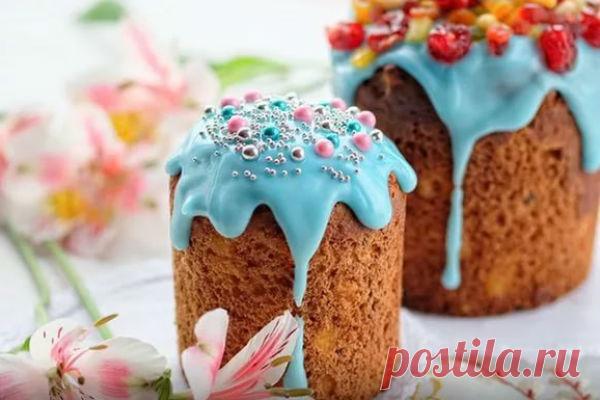 Рецепты глазури для куличей