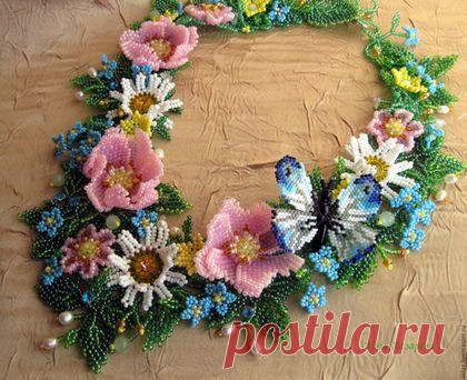 Колье, бусы ручной работы. Ярмарка Мастеров - ручная работа. Купить 