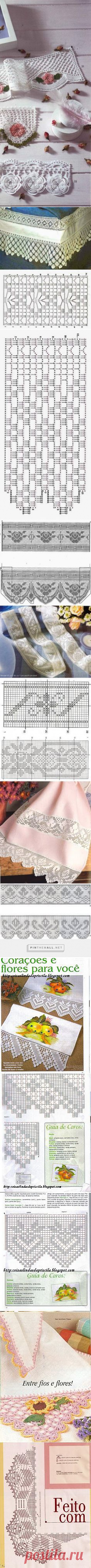 (189) Пин от пользователя Carla Stürmer на доске Crochet - edgings