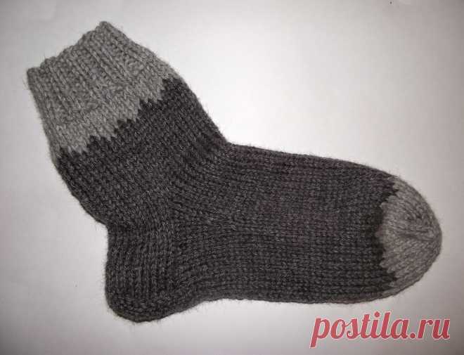 tru-knitting: Базовая носочная пятка. МК с фотографиями