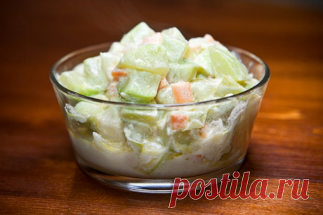 Кабачки со сметаной