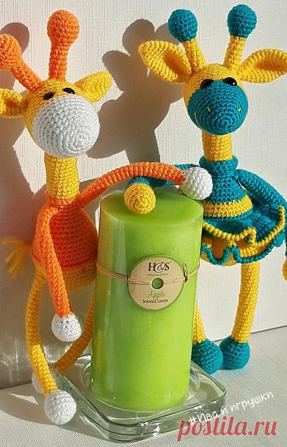 Crohet Giraffe Handmade Animal Toy Amigurumi Giraffe | Etsy