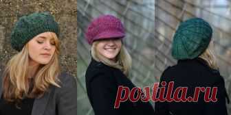 Кепка и берет спицами Erica Кепка или берет, вязаные спицами с подробным описанием. Вязаная спицами кепка или берет Erica с бесплатным описанием и схемой для четырех размеров от дизайнера Woolly Wormhead.