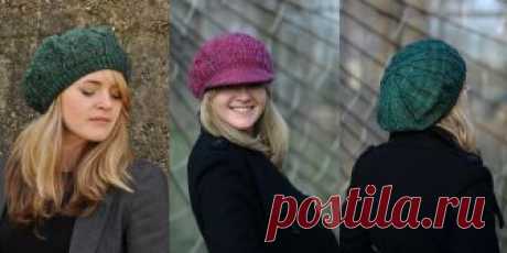 Кепка и берет спицами Erica Кепка или берет, вязаные спицами с подробным описанием. Вязаная спицами кепка или берет Erica с бесплатным описанием и схемой для четырех размеров от дизайнера Woolly Wormhead.