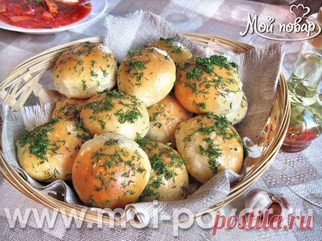 Чесночные пампушки к борщу