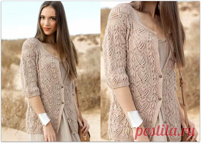 Встречаем осень красиво: 7 ажурных моделей спицами | Paradosik_Handmade | Яндекс Дзен