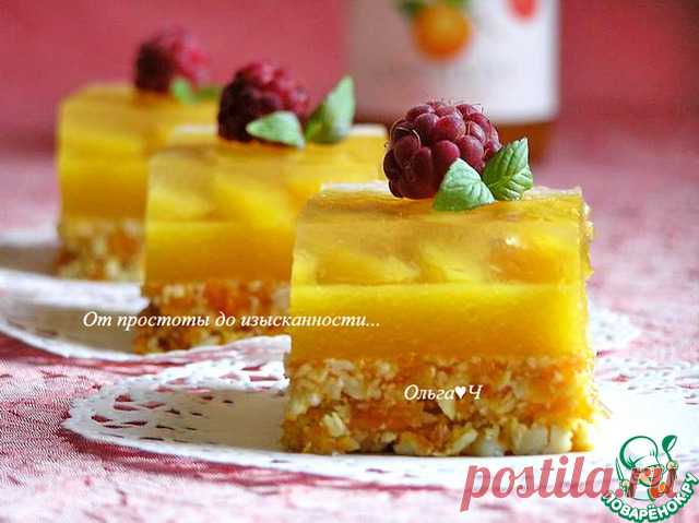 Пирожное "Осенний джаз". Представляю вашему вниманию легкое и нежное пирожное без выпечки в осенних тонах, которое позаботится о вашей фигуре и подарит минуты радости в пасмурный осенний день. Попробуйте! P.S.: Это пирожное я готовила однажды для кулинарного конкурса.