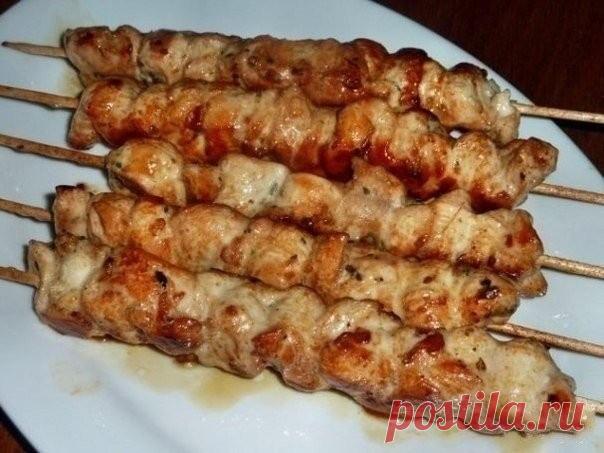 ШАШЛЫК ИЗ КУРИЦЫ В ДУХОВКЕ