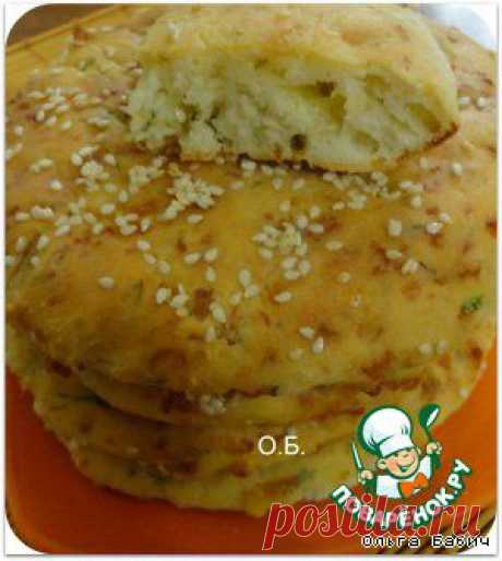 Сырные лепешки с курочкой - кулинарный рецепт
