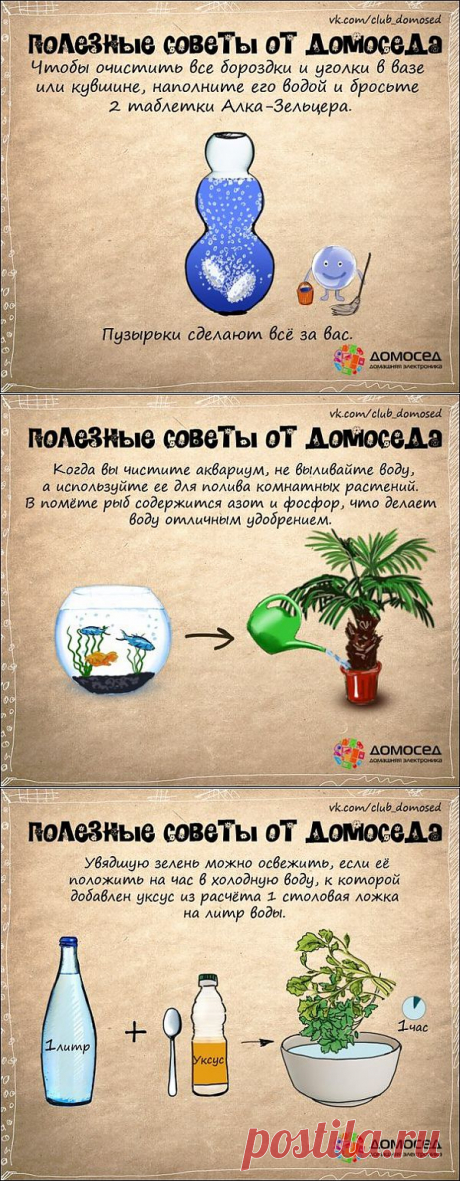 Хозяйке на заметку: полезные советы