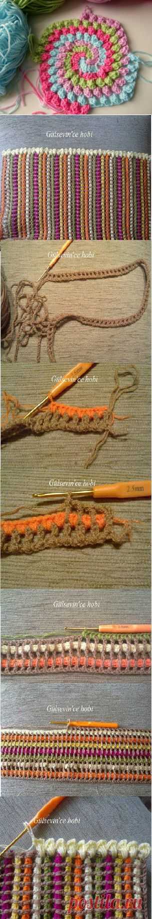 TRICO y CROCHET-madona-mía: Técnicas de tejidos de Crochet