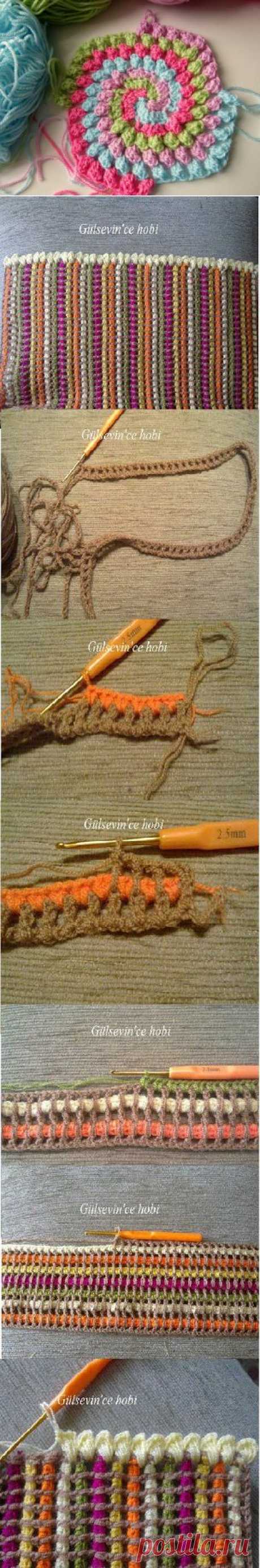 TRICO y CROCHET-madona-mía: Técnicas de tejidos de Crochet