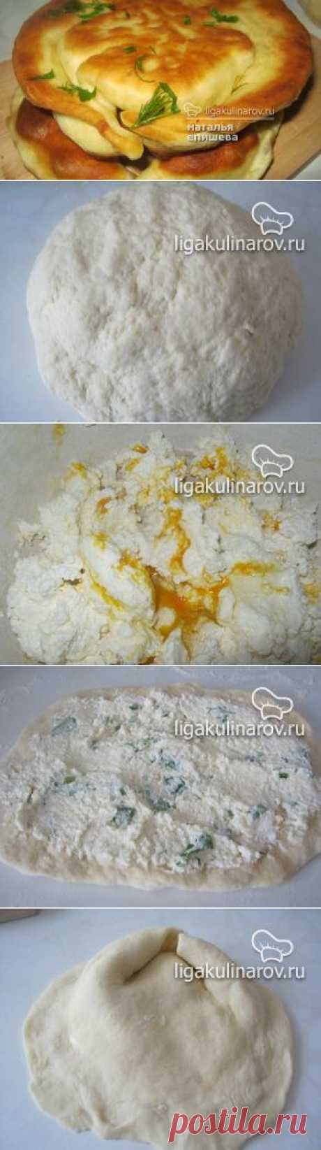 Лепешки с творогом, рецепт пошаговый от Лиги Кулинаров. Рецепт лепешек с творогом, рецепты Лиги Кулинаров.