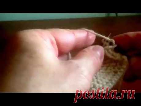 Аккуратный край-шнур у вязаного шарфа