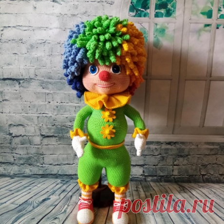 Клоун Семицветик. Куколки. Вязаная жизнь. игрушки. Амигуруми. 
#клоунсемицветик #клоун #вязанаякукла #амигуруми #амигурумикуколка #вязание #вязанаяигрушка #вязанаяигрушкакрючком #игрушка #вязанаяжизнь #игрушкасвоимируками #амигурумикукла  #вашиработы
