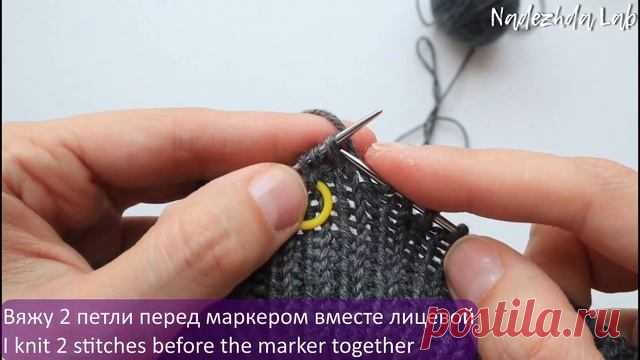 БЕЗ ПЕРЕВЯЗОВ!!! Как связать простую шапку спицами с первого раза! Вязание спицами для начинающих
