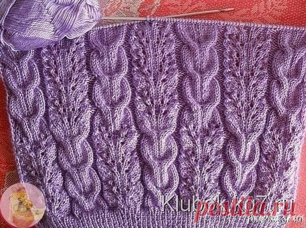 Самые красивые узоры спицами